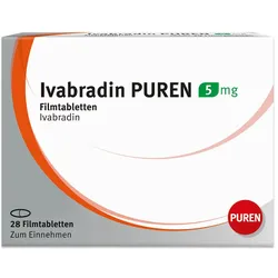 Ivabradin Puren 5 mg Filmtabletten 28 St