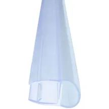 Bagnoxx Hohlkammerprofil, Türdichtung 1m für 8mm Glas Transparent
