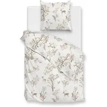 Zo!Home Hazel Rehe/Hirsch/Enten Beige 135 x 200 cm + 80 x 80 cm