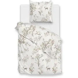 Zo!Home Hazel Rehe/Hirsch/Enten Beige 135 x 200 cm + 80 x 80 cm