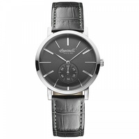 Ingersoll Uhr INQ012GYSL Springfield Herren Leder Grau Edelstahl Watch NEU & OVP