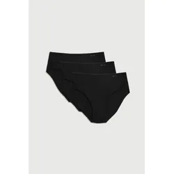 Shapingslip YSABEL MORA, Damen, Gr. XXL, schwarz, Obermaterial: 75% Polyamid, 25% Elasthan, unifarben, Unterhosen, aus verstärktem Material und mit bedeckter Passform