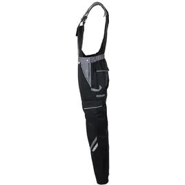 Planam Highline Damen Latzhose schwarz/schiefer/zink