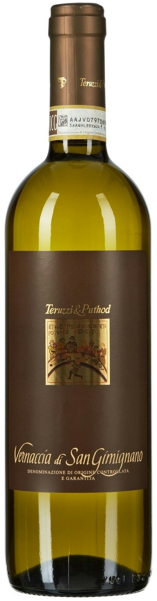 Teruzzi & Puthod Vernaccia di San Gimignano DOP Weißwein trocken 6 Flaschen x 0,75 l (4,5 l)
