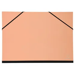 Exacompta 25680E 10x Zeichenmappe mit Gummizug, 32x45 cm für DIN A3, farbig sortiert, Aquarel - Farben sortiert