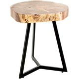 Haku-Möbel HAKU Möbel Beistelltisch Massivholz akazie 45,0 x 45,0 x 50,0 cm