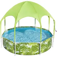 BESTWAY Splash-in-Shade Pool 244 x 51 cm Kinderpool mit Sonnendach