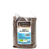 Oltresole - Bio Chia Samen 1 kg - rohe Bio-Samen, Protein-Supernahrungsmittel ohne Zusatzstoffe, Quelle von Eiweiß und Ballaststoffen, ideal für Müsli und Salate
