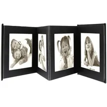 Deknudt Frames Deknudt Fotoalbum, Fotokaste, Leder oder Kunstleder, Schwarz, 10 x 15 cm
