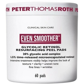 Peter Thomas Roth EVEN SMOOTHER Glycolic Retinol Resurfacing Peel Pads Gesichtsschwamm 60 Stk