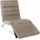W.Schillig Relaxliege daily dreams Leder/Polyester 75 x 91 x 170 cm Braun mit Kissen