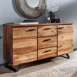 Wohnling Sideboard 145 x 82 x 45 cm Braun