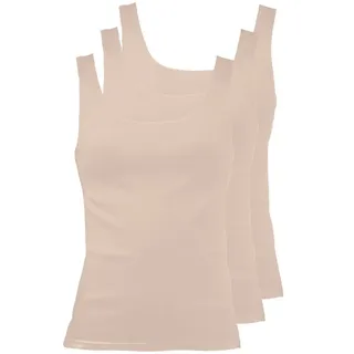 Pompadour Achselhemd 3 St. Beige 38