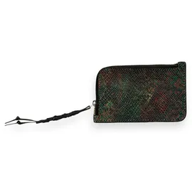 Scotch & Soda Kartenhalter Printed Leather Cardholder With A Zip Snake