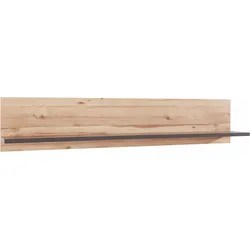 Wandboard FORTE "Como", braun (eichefarben), B:150cm H:29,6cm T:21,9cm, Regale, Wandregal, zweifarbig,klare Linien, einfache Montage