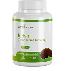 VitaSanum® - Reishi (Ganoderma lucidum) 600 mg 60 Kapseln 60 St