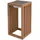 Lumisky Dekoleuchte Holz 17x30x17 cm inkl. LED warmweiß