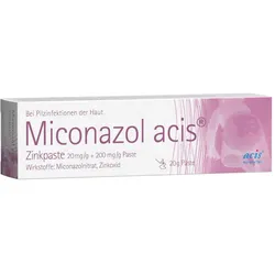 Miconazol acis Zinkpaste