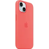 Apple Silikon Case mit MagSafe für iPhone 15 Guave