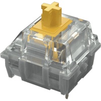 Mountain Tastaturschalter Gelb, durchsichtig (Packung mit 90 Stück) (MG-EVAC-SWITCHPACK90-MTN-LINEA)
