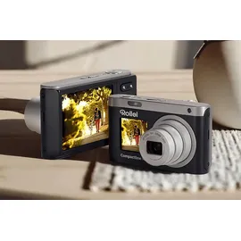 Rollei Compactline 12X Schwarz/Silber