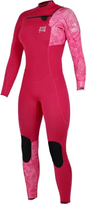 SOÖRUZ 4/3 DIVINE CHEST ZIP Fullsuit 2026 pink - XS