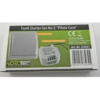 ChiliTec Funk Starter-set No.3 "pilota Casa" Wandschalter + Up Empfänger Ws