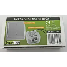 ChiliTec Funk Starter-set No.3 "pilota Casa" Wandschalter + Up Empfänger Ws