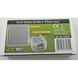 ChiliTec Funk Starter-set No.3 "pilota Casa" Wandschalter + Up Empfänger Ws