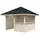 Palmako Pavillon Bianca 3 x 3 m inkl. 4 Seitenteile Beige