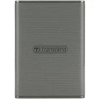 Transcend ESD360C 1TB, USB 20Gbps Type C, Externí SSD disk (3D NAND flash), kompaktní rozměry, šedý (1000 GB), Externe SSD, Grau