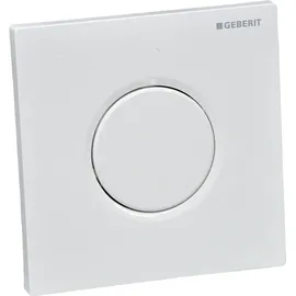 Geberit Urinalsteuerung Typ 01 pneumatisch, Round, weiß-alpin