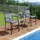 Costway 2er Set Gartensessel 66 x 62 x 114 cm blau