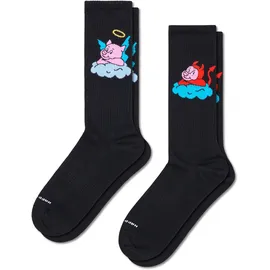 happy socks ab Happy Socks Unisex Socken Good Pig 2er Pack - schwarz - 36|37|38|39|40