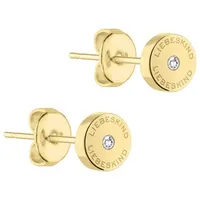 Liebeskind Berlin Ohrstecker LJ-0547-E-07 gold Edelstahl Zirkonia