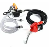 230v Selbstansaugende Dieselpumpe 550w 50 L/min - Ölpumpe Mit Automatischer Zapfpistole Für Mobile Tankstelle (gummiablaufschlauch)