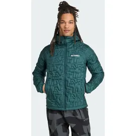 adidas Terrex Herren Xperior Primaloft Insulated Hooded Jacke (Größe S, gruen)