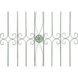deluke Gartenzaun LINUS Antik 124 x 1 x 116 cm 1 Stück Antik-Grün