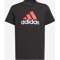 adidas U BL 2 Tee, T-Shirt, Black/Better Scarlet/White, 11-12 Jahre