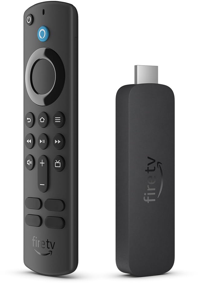 Der neue Amazon Fire TV Stick 4K, mit Unterstützung für Wi-Fi 6 sowie Streaming in Dolby Vision/Atmos und HDR10+