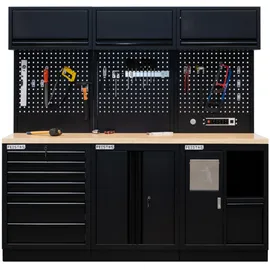 feistos Werkzeugschrank EOS 11 Blackline Schwarz 61x204x200cm