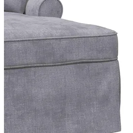 vidaXL Chaise Lounge mit Rock Hellgrau 157 x 91 x 91 cm ARES