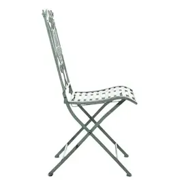 CLP Sibell Gartenstuhl 42 x 49 x 91,5 cm antik-grün 2er Set