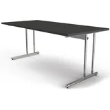 Kerkmann Schreibtisch Artline 180 cm Glas anthrazit