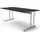 Kerkmann Schreibtisch Artline 180 cm Glas anthrazit