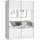 masseno Schwebetürenschrank BETTINA 120 x 210 x 61 cm Weiß