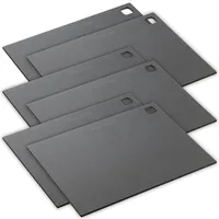 Rosenstein & Söhne 6er-Set Holzfaser-Schneidebretter, spülmaschinenfest, 37 x 27,5