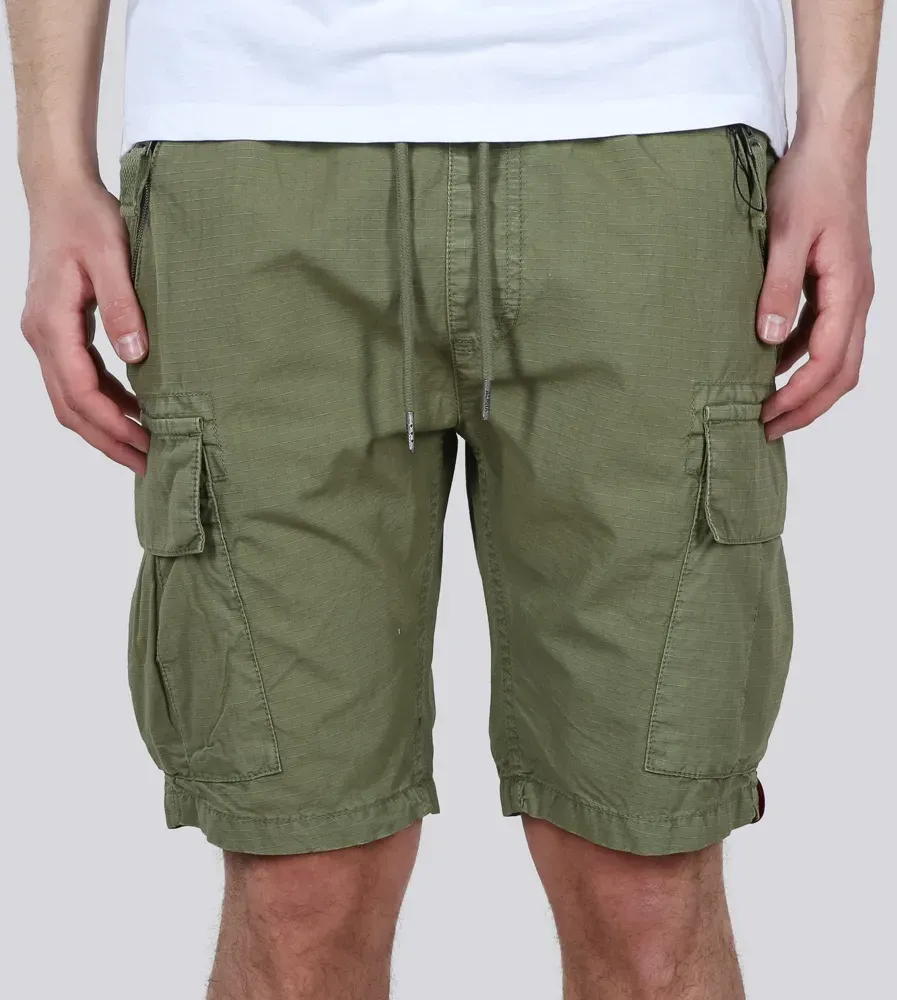 Alpha Industries Freizeithose Ripstop Jogger Short kurz olivegrün Herren