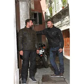 Modeka Glasgow Wachsjacke, schwarz, 2XL