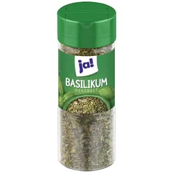 Ja! Basilikum gerebelt Glas (15g)